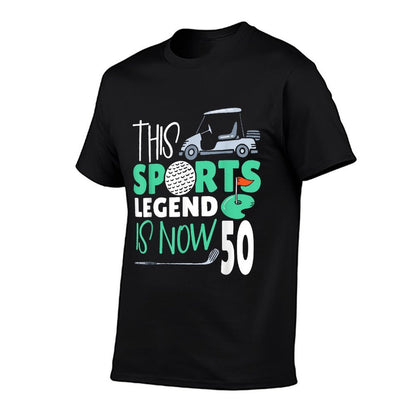 This Sports Legend Is Now 50, Golf Game 50th Birthday  Moisture-wicking T-Shirt