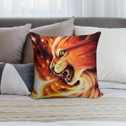 Fire Star Soft Easy Maintenance Throw Pillow