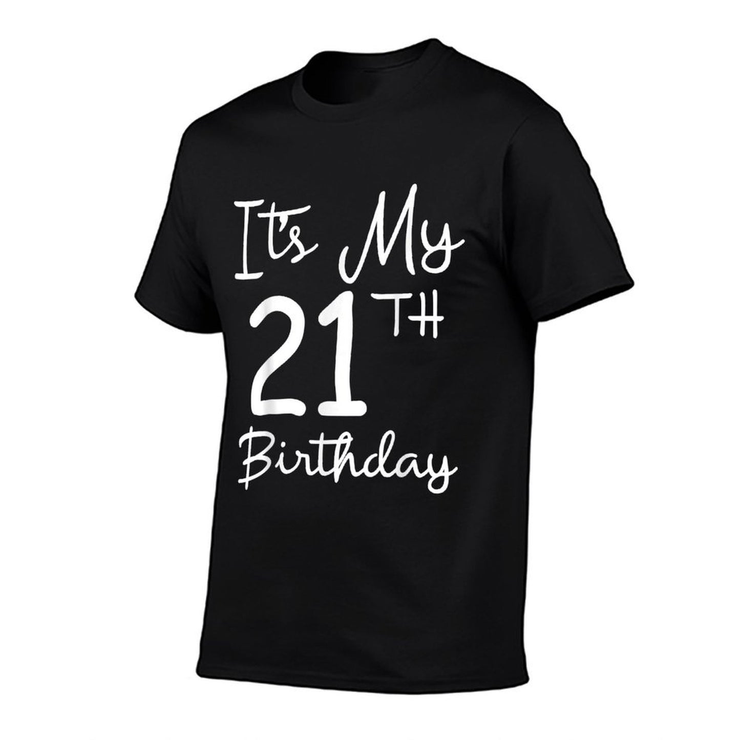 Its My 21st Birthday 21 Years Old Bday Gift 21st Birthday  Trendy Pattern T-Shirt