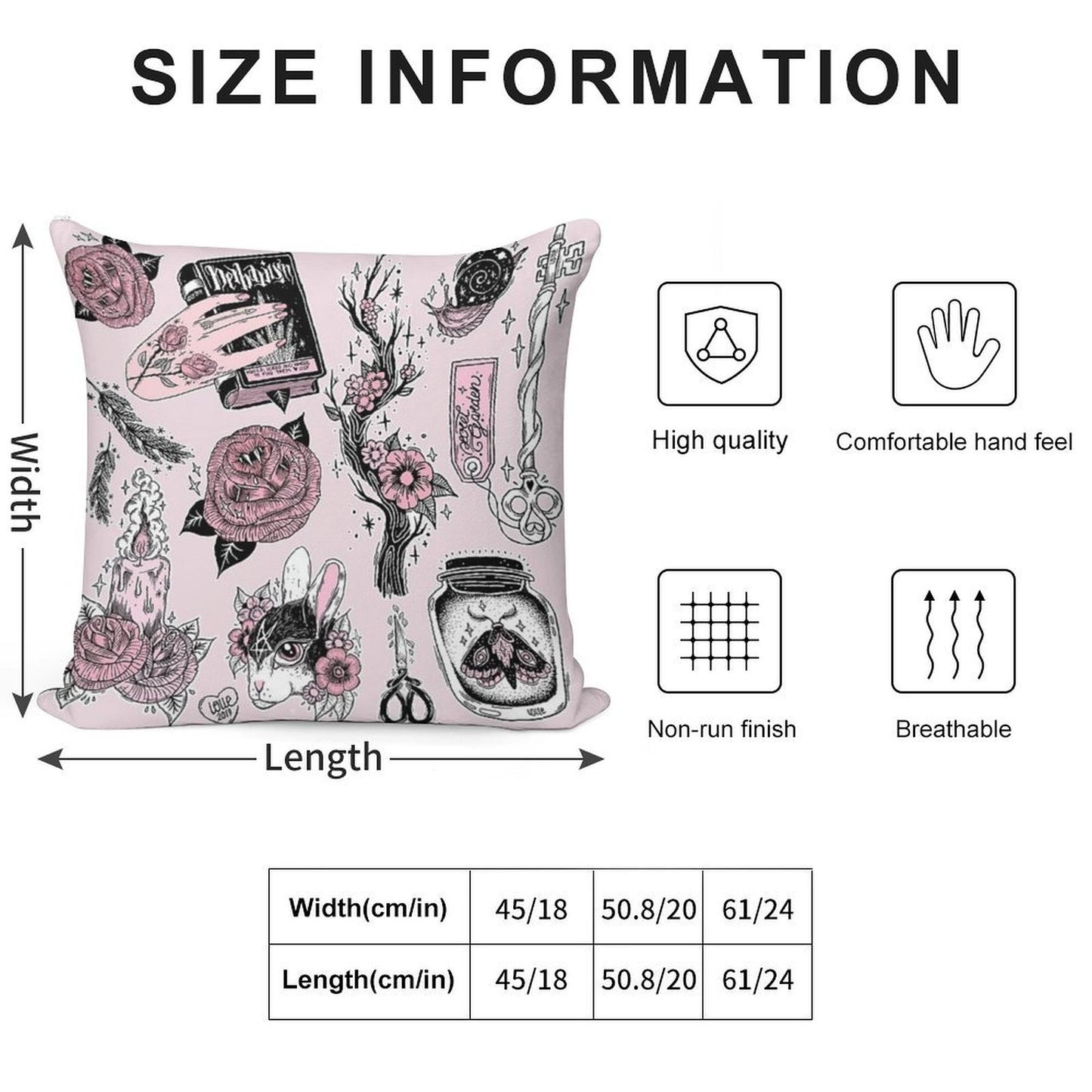 Ostara Soft Washable Throw Pillow