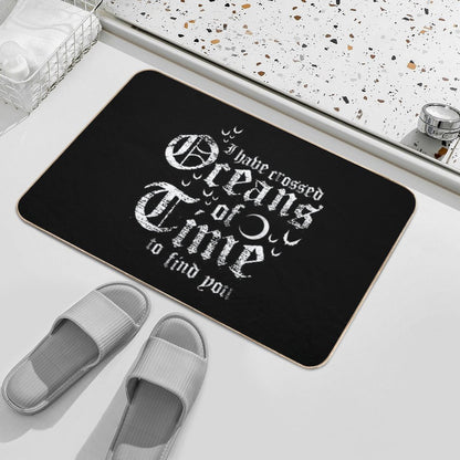 Oceans of Time - Vampire - Vintage Distressed Gothic Horror  Pet-Safe Bath Mat