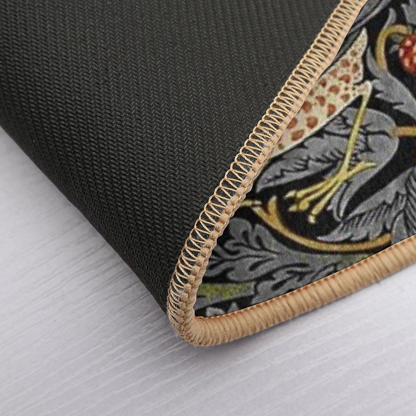 William Morris Strawberry Thief  Fade-Resistant Bath Mat