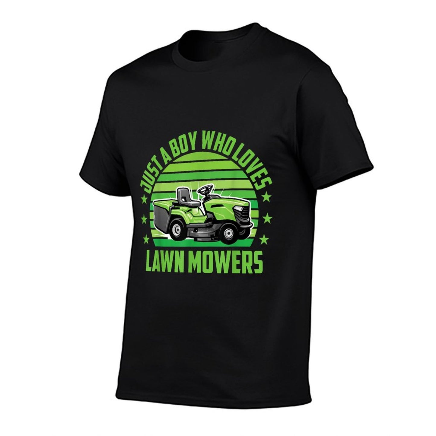 Lawn Mower Just A Boy Who Loves Lawn Mowers Toddler Boys  Durable T-Shirt