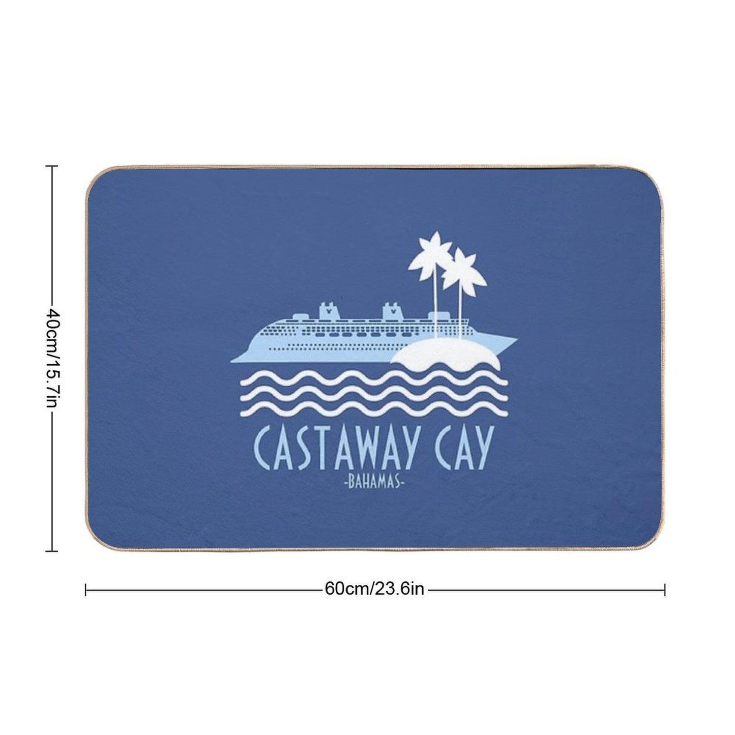 Castaway Cay  Odorless Bath Mat