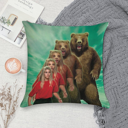 Animorphs #7 The Stranger Cover Artwork by David Mattingly Soft Luxury Feel Throw Pillow