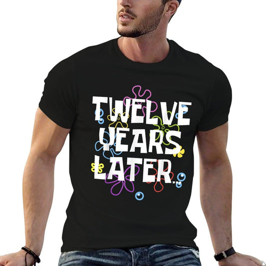TWELVE YEARS LATER 12th 12 Year Old Birthday Gifts Girl Boys  Summer-ready Fabric T-Shirt