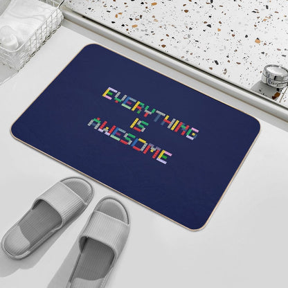 Everything Is Awesome  Anti-Trip Bath Mat