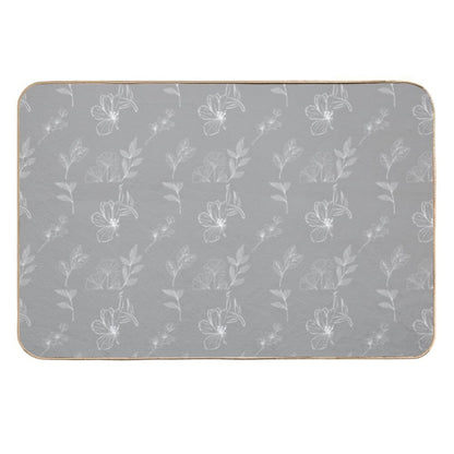 Cute Floral Pattern  Dirt-Trapping Bath Mat
