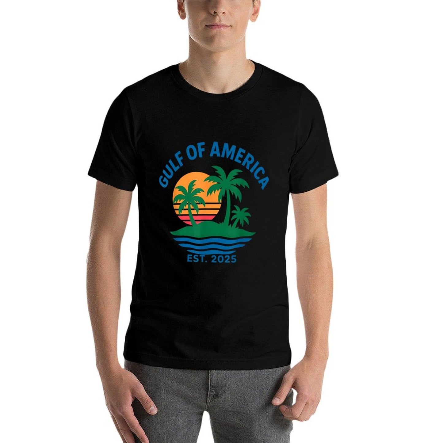 Gulf Coast of America Established 2025 Gulf of Mexico USA Lightweight T-Shirt