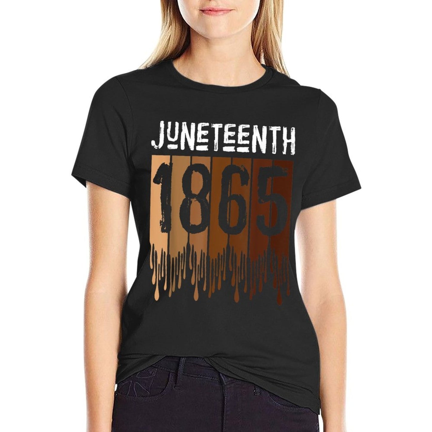 Juneteenth June 19th 1865 Freedom Day Melanin  Breathable T-Shirt