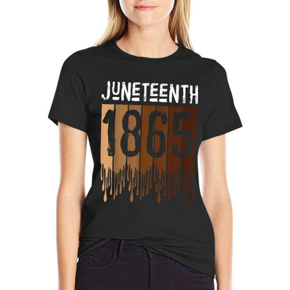 Juneteenth June 19th 1865 Freedom Day Melanin  Breathable T-Shirt