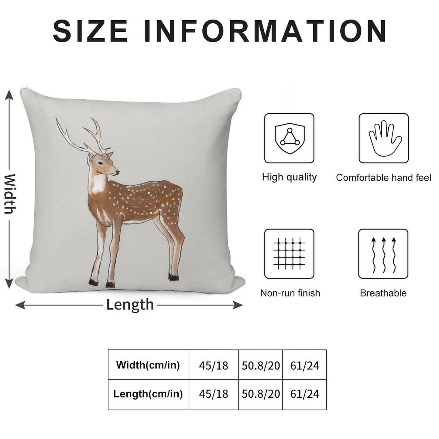 Nursery Art - Deer That Turns Wishes Soft Bedroom Essential Throw Pillow