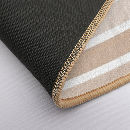 Nude Color Lines  Repositionable Bath Mat