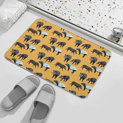 T Is for Tapir  Easy To Clean Bath Mat