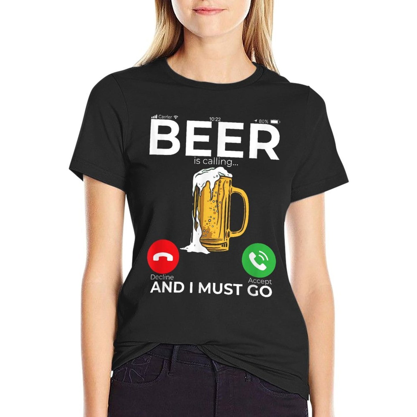 Beer Is Calling And I Must Go  Lightweight T-Shirt