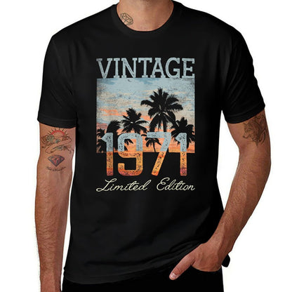 Vintage 1971 Limited Edition 54th Birthday 54 Year Old Gifts  Eco-friendly Material T-Shirt