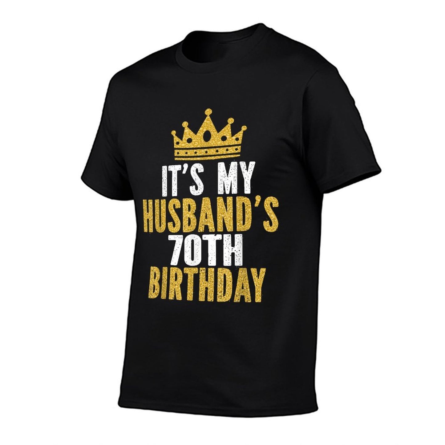 It's My Husband's 70th Birthday 70 Years Old Couple  Lightweight T-Shirt