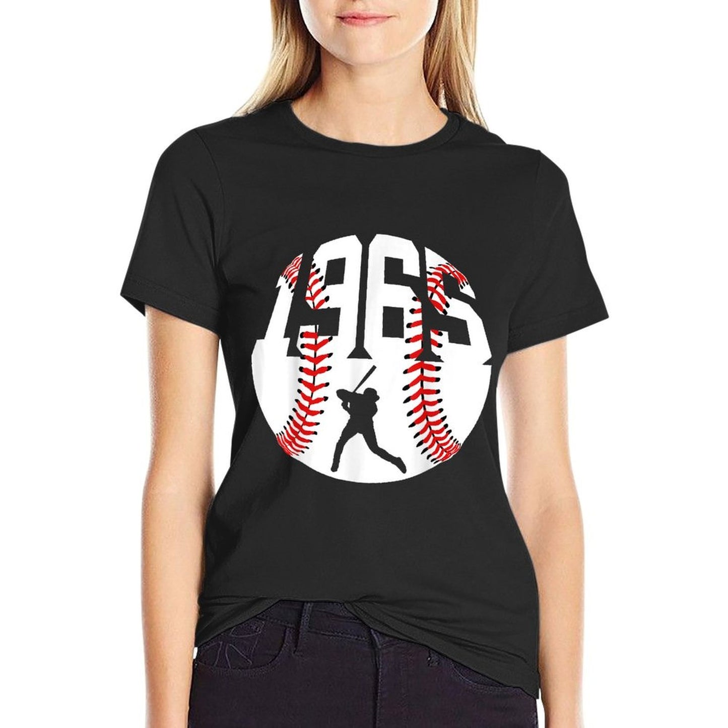 1965 BASEBALL 60TH BIRTHDAY  Trendy Pattern T-Shirt