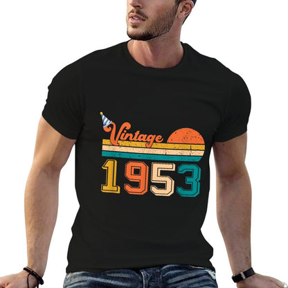 70th Birthdays Vintage 1953 Original Parts  Vintage-inspired T-Shirt
