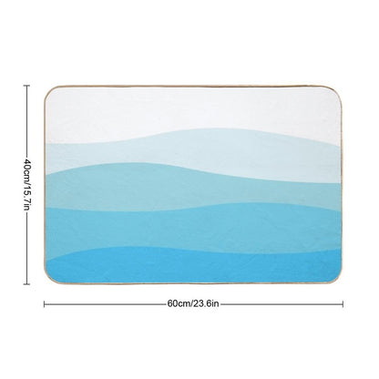 Ocean Waves  Versatile Bath Mat