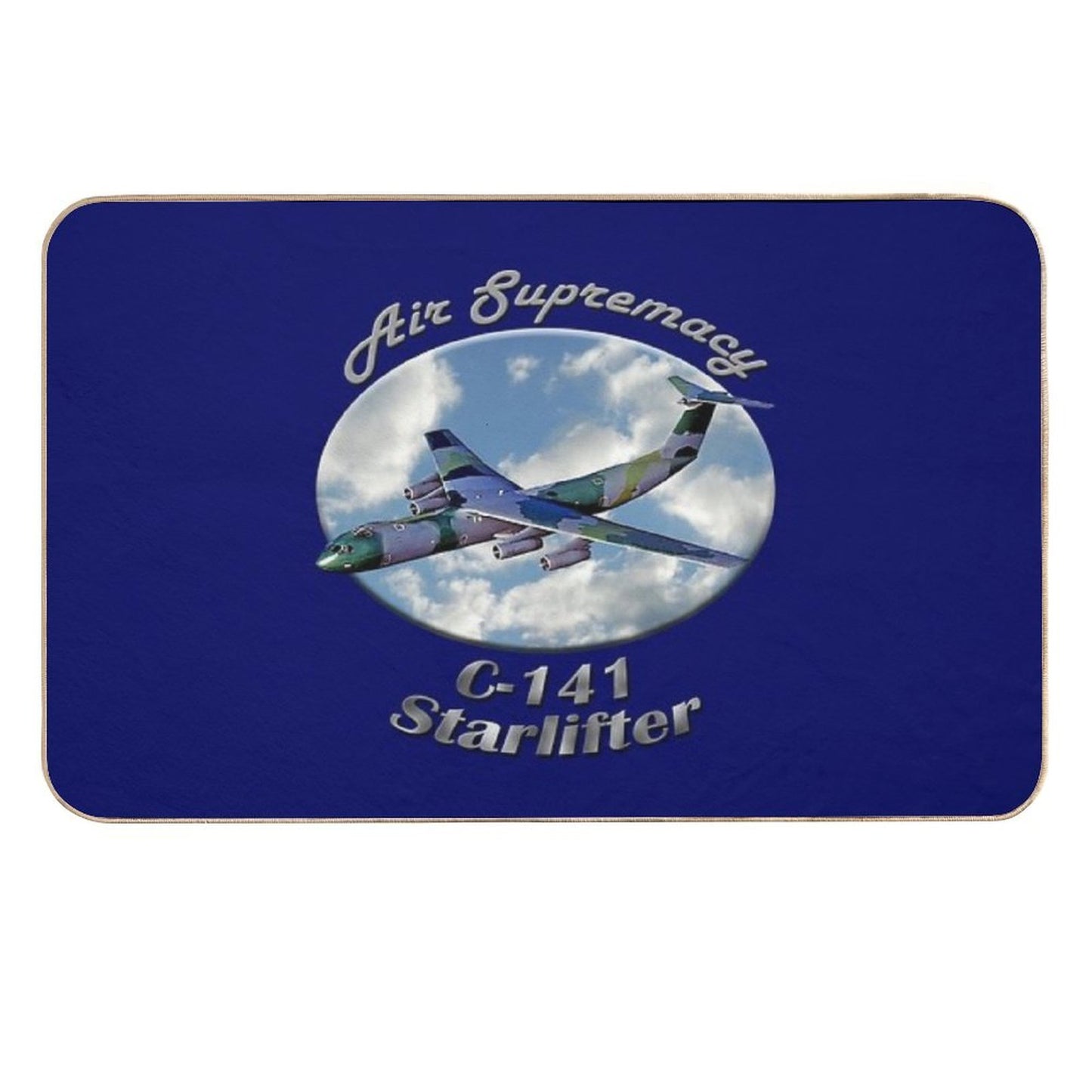 C-141 Starlifter Air Supremacy Durable Bath Mat