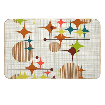 Eames Era Starbursts And Globes 4 (bkgrnd)  High-Traffic Bath Mat