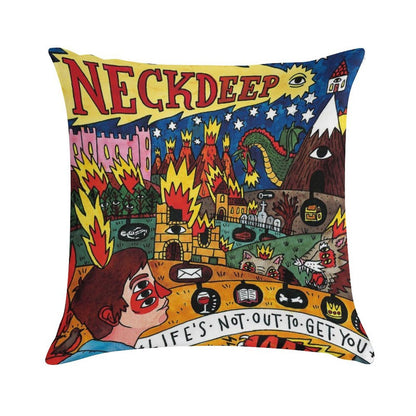 Life's Not Out To Get You Soft Durable Construction Throw Pillow