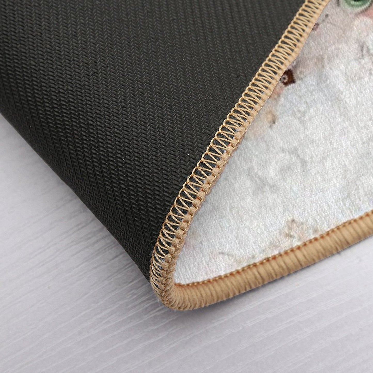 Cute Baby Forest Animals in A Bathtub, Girls Bathroom Print, Forest Baby Animals Cartoon in Tub, Whimsy Animal, Kids Bathroom Ar  Versatile Bath Mat