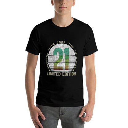 Vintage 2002 21 Year Old Gifts Limited Edition 21st Birthday  Graphic-printed T-Shirt