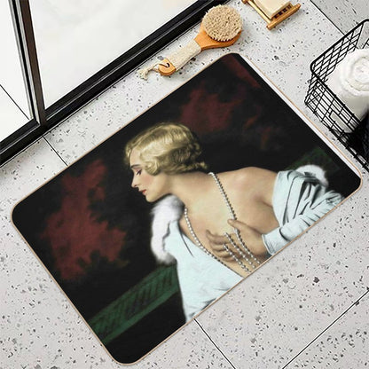 FLAPPER WORLD  Vintage 1921 Fashion Magazine Advertising Print  Easy Maintenance Bath Mat