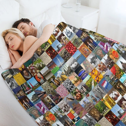 Typical Netherlands Collage of History And Holland Versatility Throw Blanket