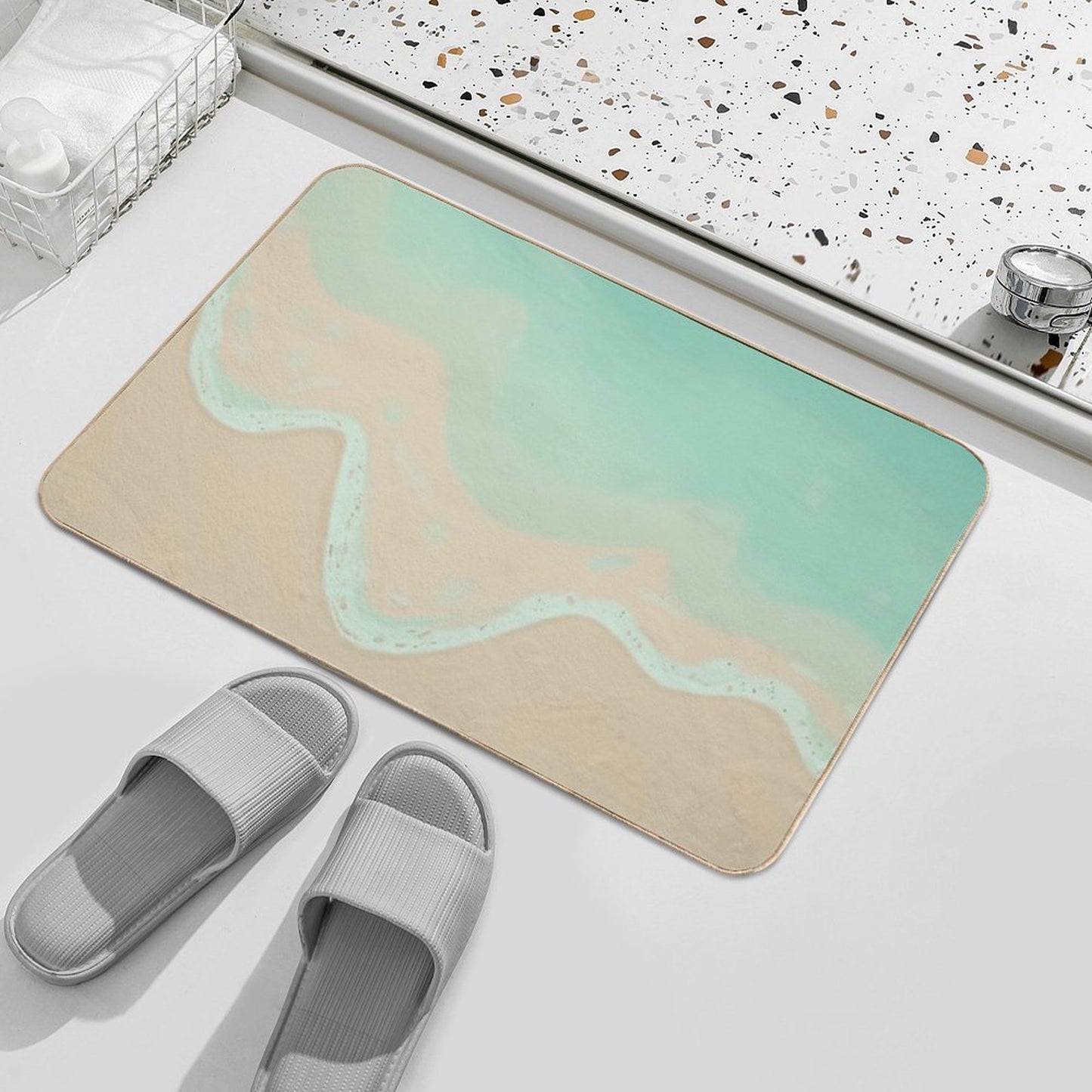 Beautiful Beach  Odorless Bath Mat