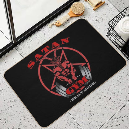 Satan Gym  Dirt-Trapping Bath Mat