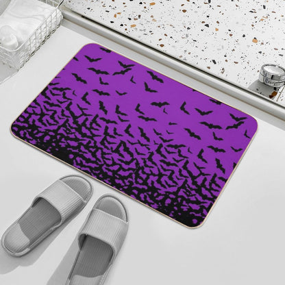 Purple Bats  Pet-Safe Bath Mat