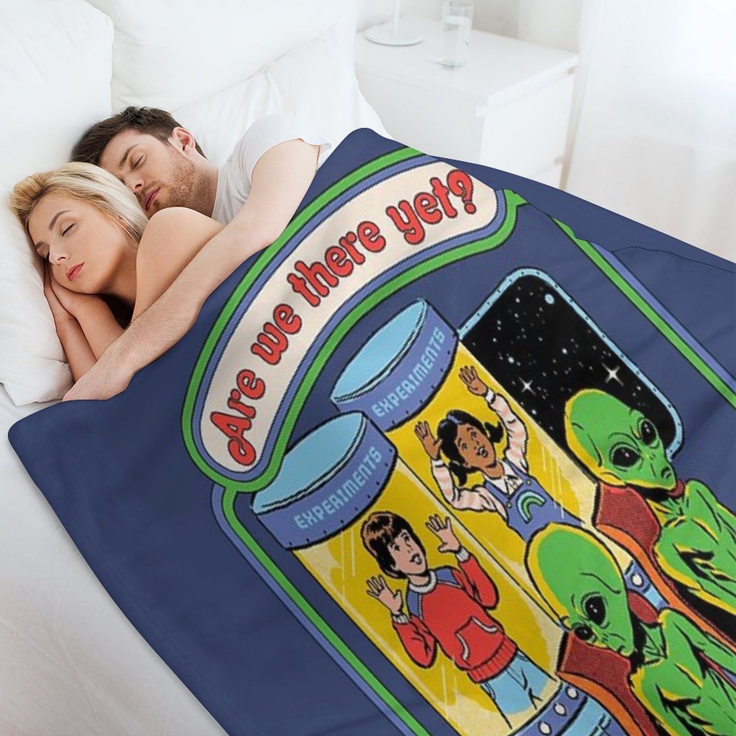 Are We There Yet Machine-washable Throw Blanket