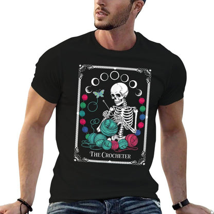 The Crocheter Tarot Card Funny Yarn Design  Versatile T-Shirt
