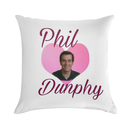 Modern Family Phil Dunphy Heart Meme Soft Home Decor Throw Pillow