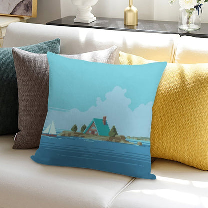 My Favorite Place Soft Easy Maintenance Throw Pillow