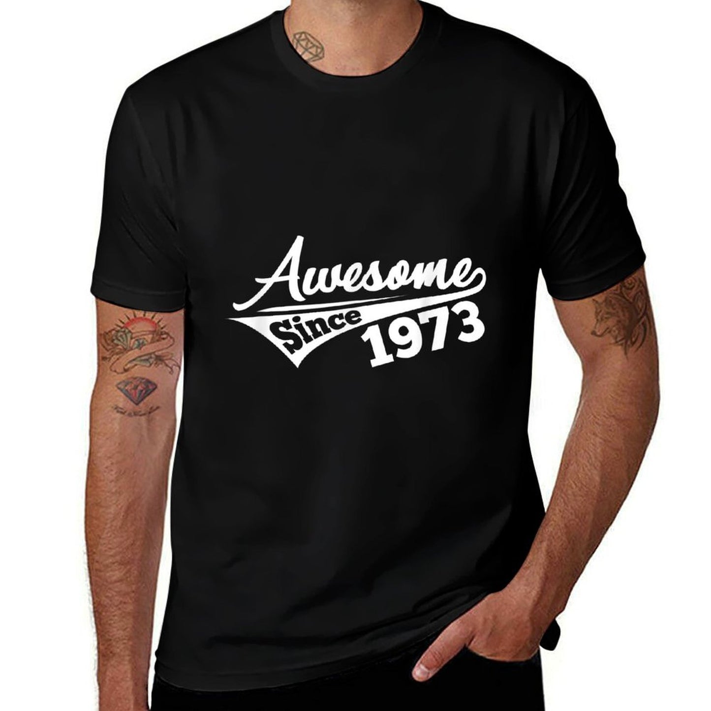 Awesome Since 1973 50th Birthday 50 Years Old  Soft T-Shirt
