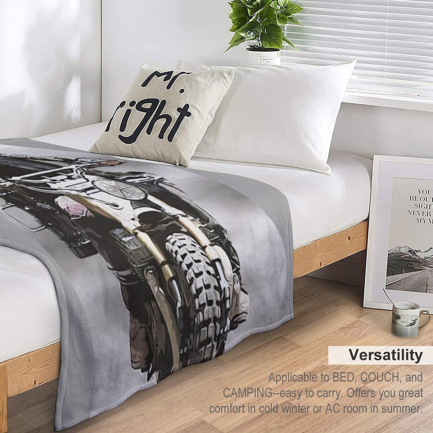 Daryl Dixon Machine-washable Throw Blanket