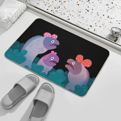 Ribbon Eels  Toxin-Free Bath Mat