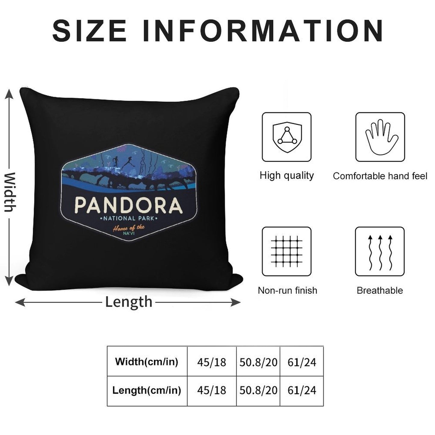 Pandora National Park - Home of The Na'vi! Soft Easy Maintenance Throw Pillow