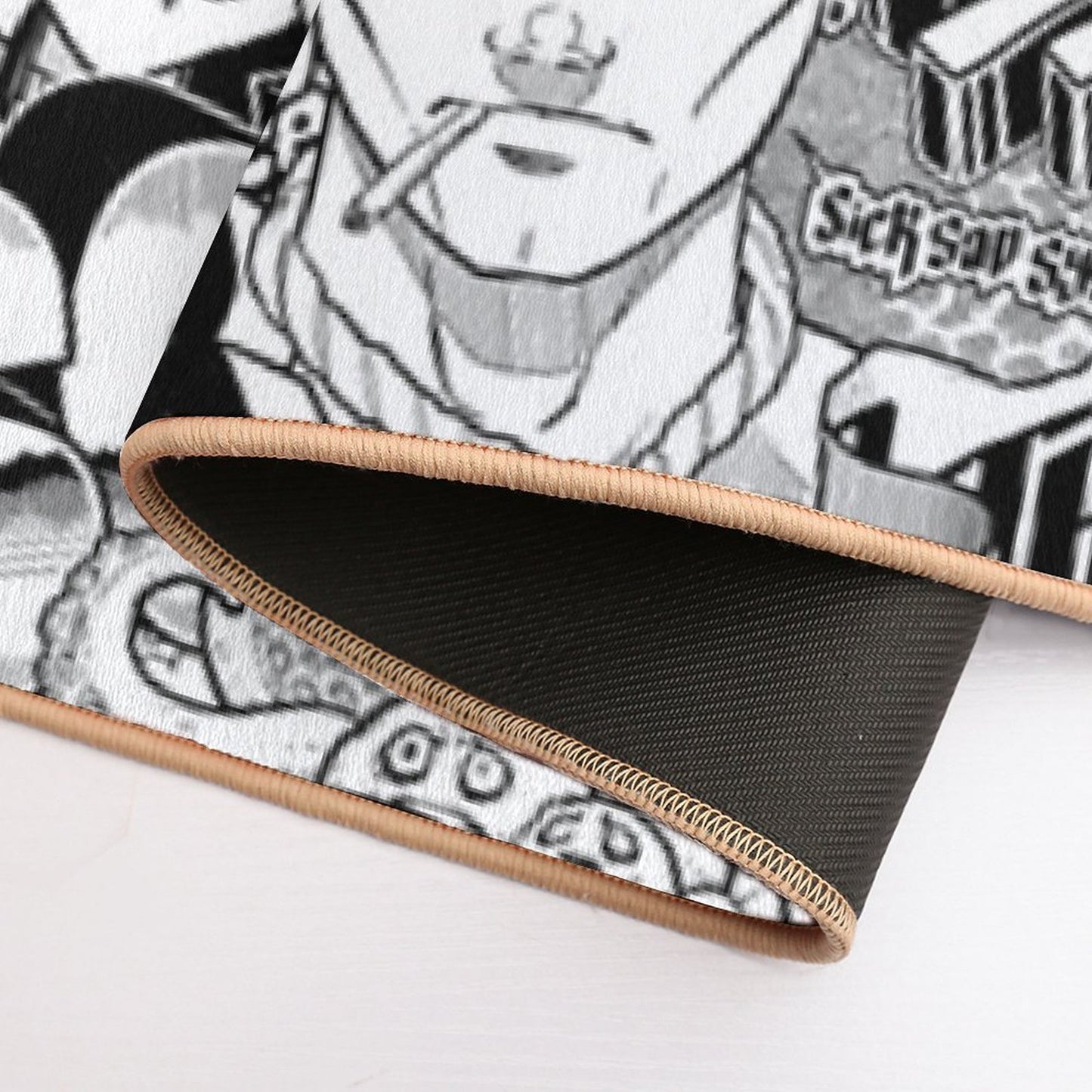 DzyMess No.9 Death & Taxes  Anti-Trip Bath Mat