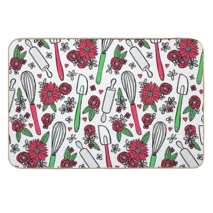 Holiday Cooking & Baking  Dirt-Trapping Bath Mat