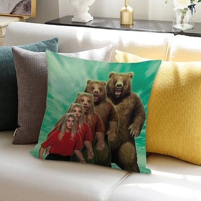 Animorphs #7 The Stranger Cover Artwork by David Mattingly Soft Luxury Feel Throw Pillow