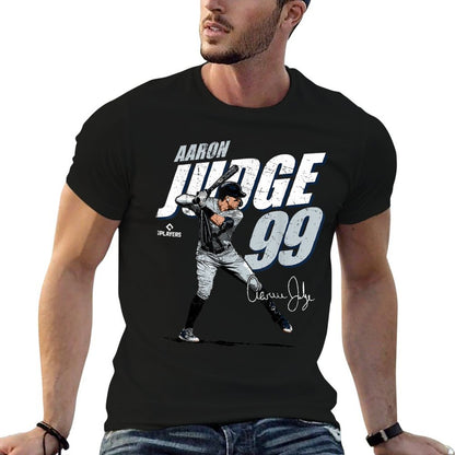 MLBPA - Major League Baseball Aaron Judge - MLBJUD3001 Heathered Texture T-Shirt