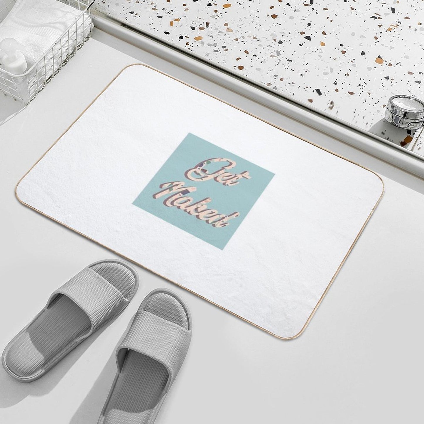 Get Naked Bathroom Wall Art  Versatile Bath Mat