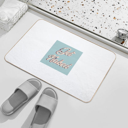 Get Naked Bathroom Wall Art  Versatile Bath Mat
