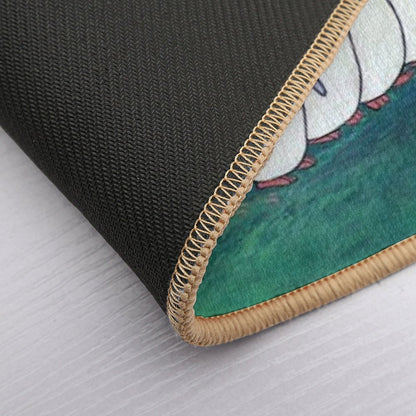 Tea And Cake with Mary Poppins And Bert  Easy Maintenance Bath Mat