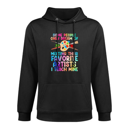 Art Teacher Design For Men Women Art Teacher Appreciation Shrink-Resistant Hoodie
